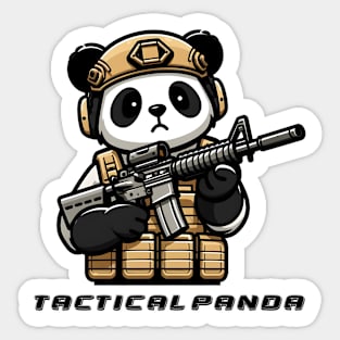 Tactical Panda Sticker